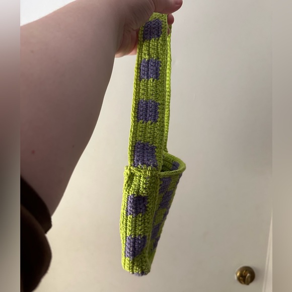 Y2K Handmade Crochet Shoulder Bag - Picture 3 of 3